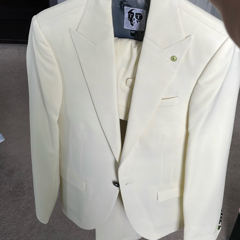 Light yellow suit from Asos twisted taylor 38r pants 32-30